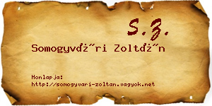Somogyvári Zoltán névjegykártya